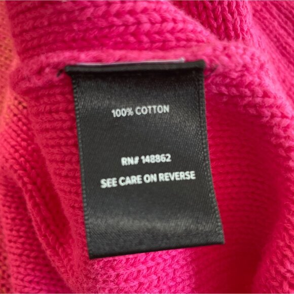 Torrid Womens Ombre Open Front Cardigan Duster Sweater Size M/L Pink/Tan Pockets - Picture 4 of 9